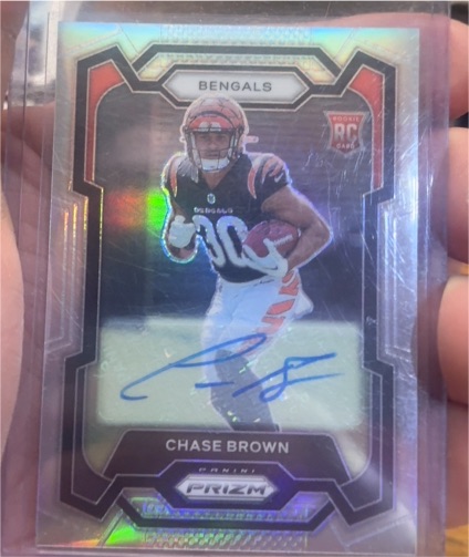 2023 Panini Prizm #318 Chase Brown — front