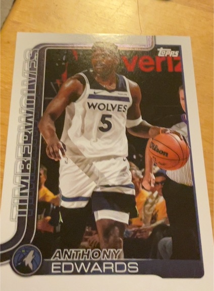 2025-26 Topps #OTC-5 Anthony Edwards — front