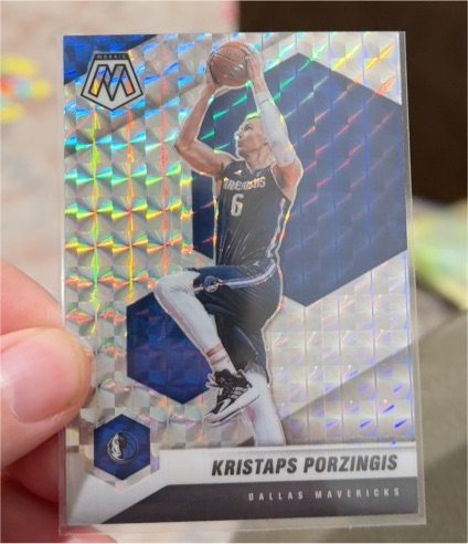 2020-21 Panini Mosaic #74 Kristaps Porzingis — front