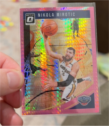 2018-19 Donruss Optic #27 Nikola Mirotic — front