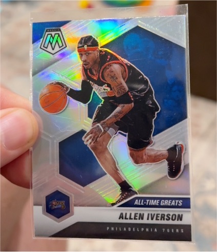 2020-21 Panini Mosaic #292 Allen Iverson — front