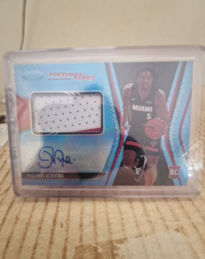 2020-21 Panini Certified #Freshman Fabric RPA Precious Achiuwa — front