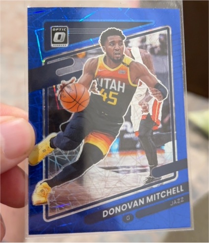 2021-22 Donruss Optic #45 Donovan Mitchell — front