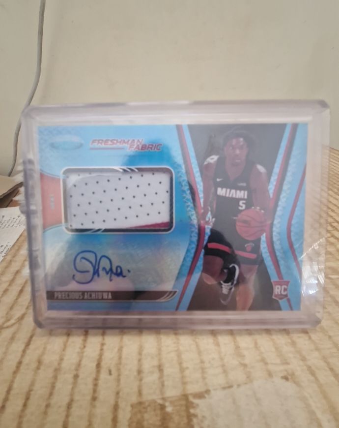 2020-21 Panini Certified Freshman Fabric #Precious Achiuwa — front