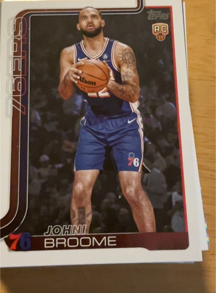 2025-26 Topps #235 Johni Broome — front