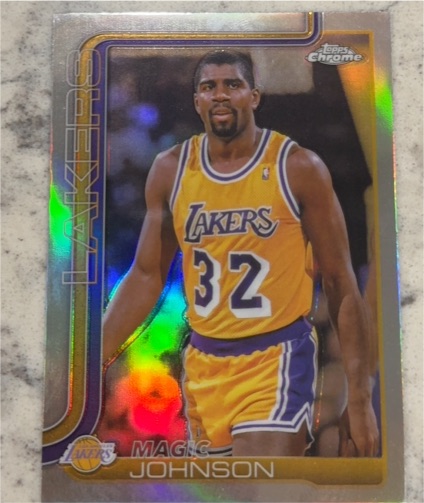 2025-26 Topps Chrome #244 Magic Johnson — front