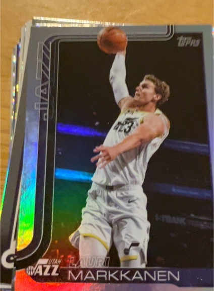 2025-26 Topps #129 Lauri Markkanen Utah Jazz — front