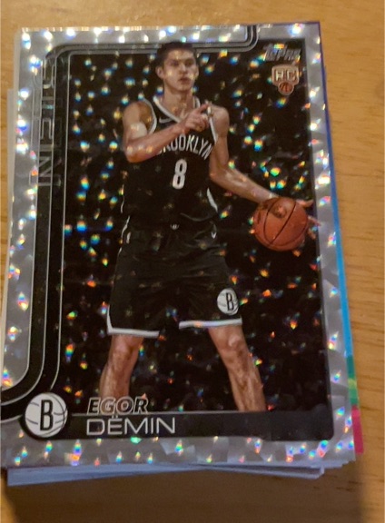 2025-26 Topps #208 Egor Demin — front
