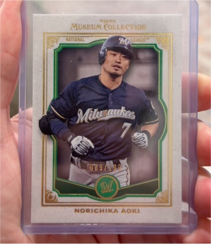 2013 Topps Museum Collection #56 Norichika Aoki — front
