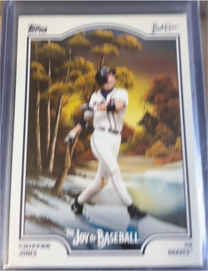 2025 Topps x Bob Ross The Joy of Baseball #63 Chipper Jones — front
