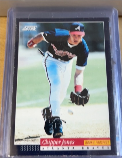 1994 Score #572 Chipper Jones — front