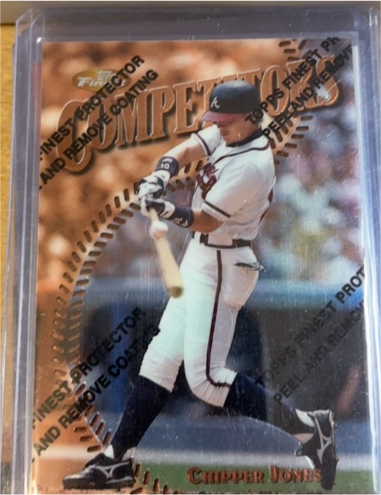 1997 Topps Finest #273 Chipper Jones — front