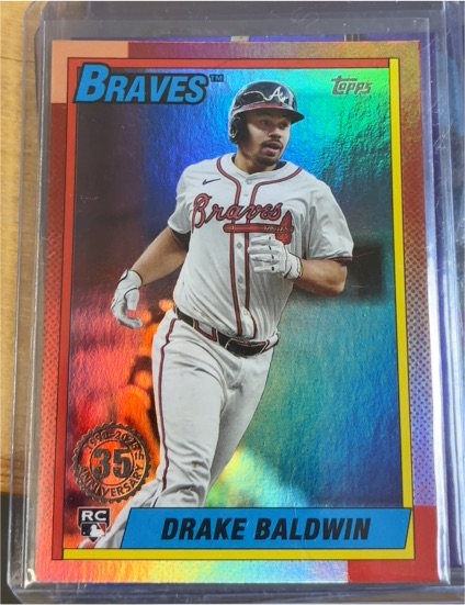 2025 Topps Update 1990 35th Anniversary #U90-32 Drake Baldwin — front