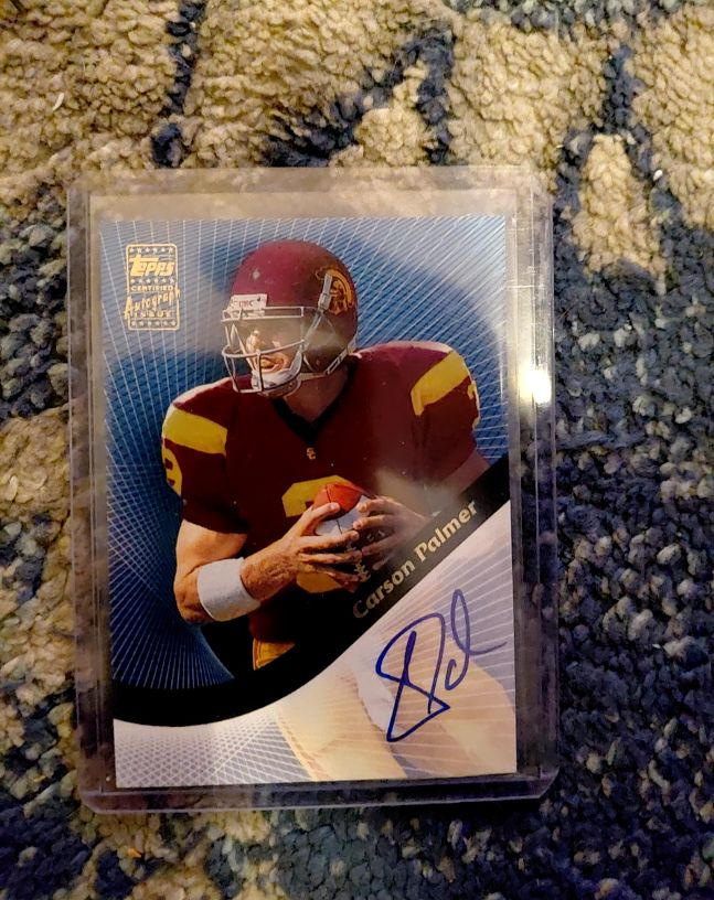 2003 Topps Certified Autograph Issue #Carson Palmer — front