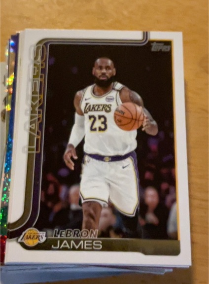 2025-26 Topps #150 LeBron James — front