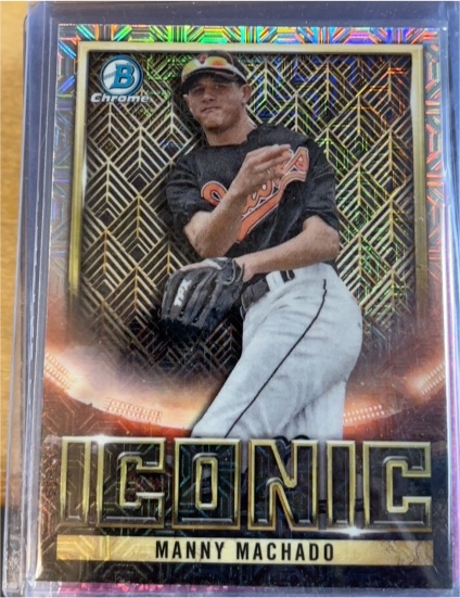 2023 Bowman Chrome #BI-16 Manny Machado Iconic Mojo — front