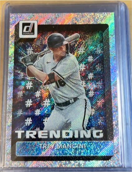 2022 Donruss Trending #T-11 Trey Mancini — front