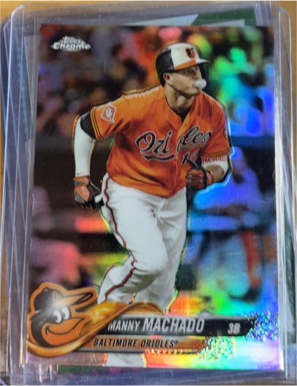 2018 Topps Chrome #94 Manny Machado — front