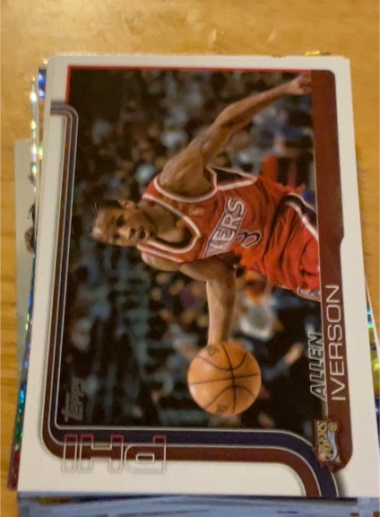 2025-26 Topps #253 Allen Iverson — front