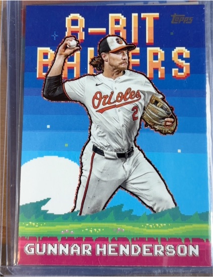 2025 Topps #8B-10 Gunnar Henderson 8-Bit Ballers — front