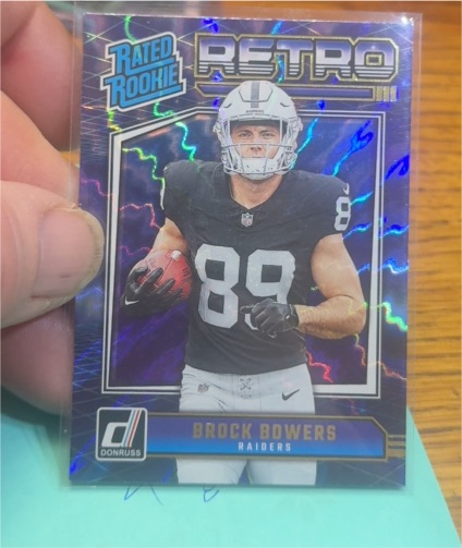 2024 Donruss #9 Brock Bowers Retro Rated Rookie — front