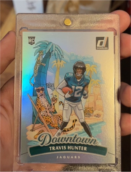 2025 Panini Donruss #13 Travis Hunter Downtown Rookie — front
