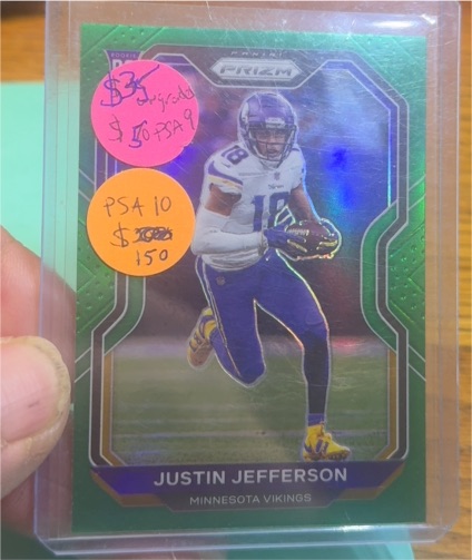 2020 Panini Prizm #398 Justin Jefferson — front