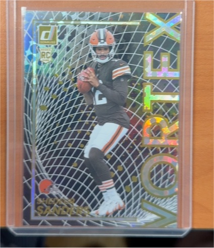 2025 Donruss #2 Shedeur Sanders Vortex — front