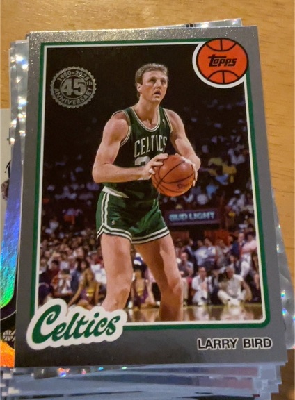 2025 Topps 45th Anniversary #80BK-1 Larry Bird — front