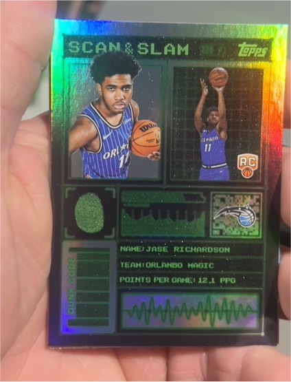 2025-26 Topps Scan & Slam #SS-50 Jase Richardson — front