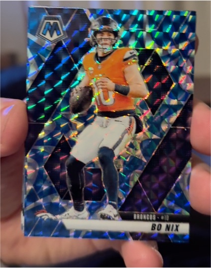 2025 Panini Mosaic #10 Bo Nix — front
