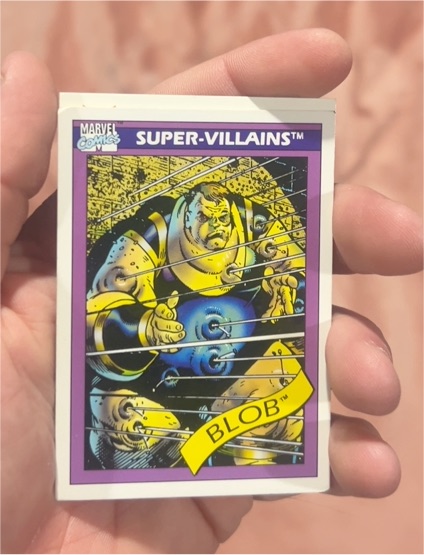 1990 Impel Marvel Universe #71 The Blob — front
