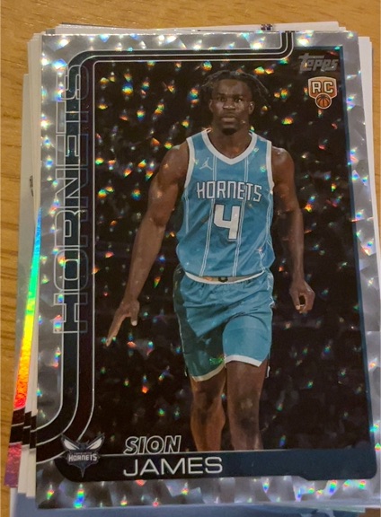 2025-26 Topps #233 Sion James — front