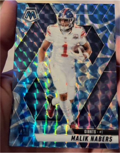 2025 Panini Mosaic #1 Malik Nabers — front