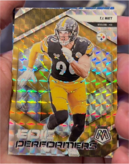 2025 Panini Mosaic #12 T.J. Watt — front
