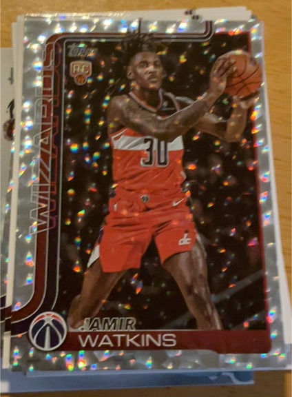 2025-26 Topps #244 Jamir Watkins — front