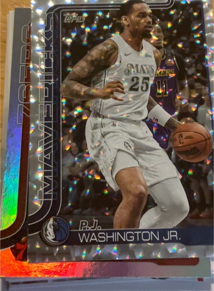 2025-26 Topps #173 P.J. Washington Jr. Dallas Mavericks — front