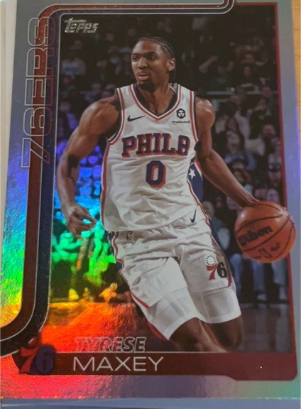 2025-26 Topps #21 Tyrese Maxey — front