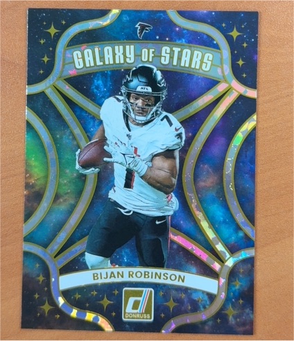 2025 Donruss #15 Bijan Robinson Galaxy of Stars — front