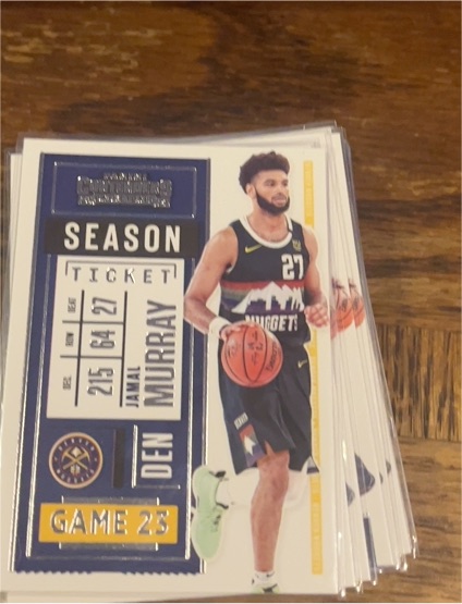 2020-21 Panini Contenders Season Ticket #65 Jamal Murray — front