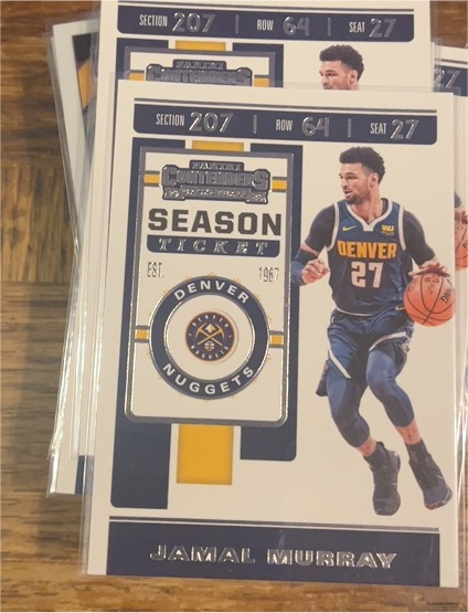 2019-20 Panini Contenders #39 Jamal Murray Denver Nuggets — front