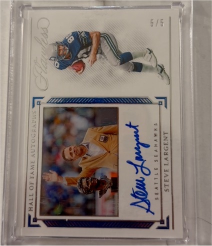 2023 Panini Flawless #5 Steve Largent — front