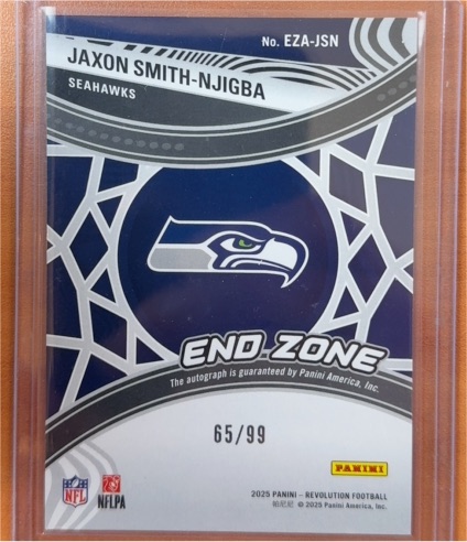 2025 Panini Revolution Football #EZA-JSN Jaxon Smith-Njigba — front