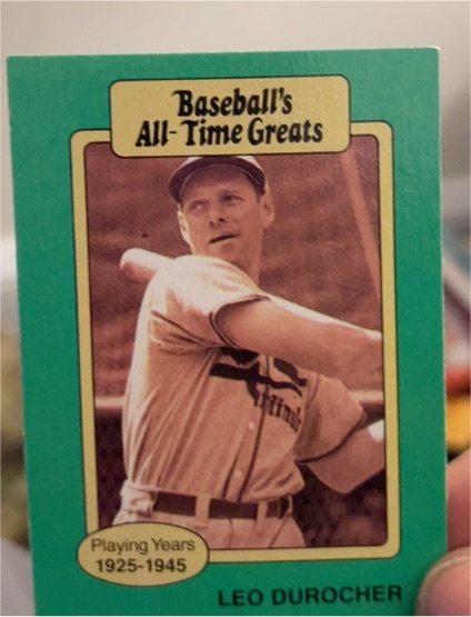1987 Hygrade All-Time Greats #NNO Leo Durocher — front