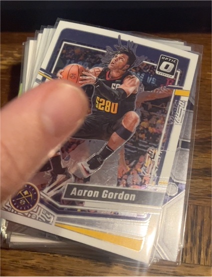2023-24 Panini Donruss Optic #155 Aaron Gordon — front