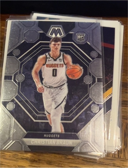 2022-23 Panini Mosaic #240 Christian Braun — front