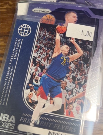 2024-25 Panini NBA Hoops #8 Nikola Jokic Frequent Flyers — front