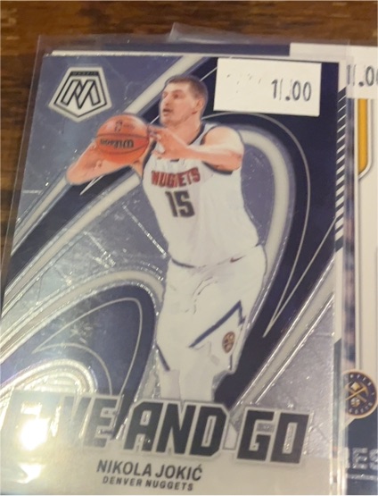2023-24 Panini Mosaic #6 Nikola Jokic Give and Go — front
