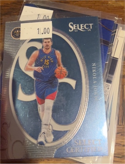 2023-24 Panini Select #2 Nikola Jokic Select Certified Silver Prizms — front