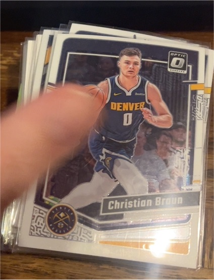 2023-24 Panini Donruss Optic #60 Christian Braun — front